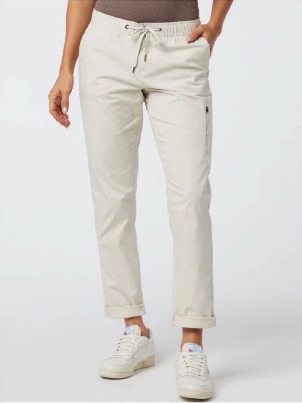 Vuori Ripstop Climber Hiking Pants Ivory White XS Cotton